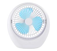 Kaeltsyn Ventilateur de Table USB Ventilateur de Circulation d ' air Rechargeable 3 Vitesses réglables Puissant pour la Maison et Le Bureau USB