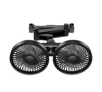 Kaeltsyn Ventilateur de Voiture, Black Rear Seat BRAC Rechargeable Model