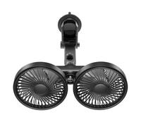 Kaeltsyn Ventilateur de Voiture, Black Suction Cup Ho USB