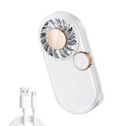 Kaeltsyn Ventilateur USB à affichage numérique pour économiser de l'espace offrant des changements de vitesse continus Prise en main confortable USB numérique