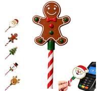 kaelwvn Christmas Tap to Pay Wand Contactless Payment Card Holder (C) | 3D Printed Xmas Magic Wand Credit Card Holder Contactless Payment Card Holder, for Cosplay Events and Daily Shopping