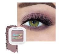 Kaely Fard à Paupières Compact Unique Mat Monochromatique Gris Mauve pour Femmes Âgées Poudre Neutre Pigtée Waterproof Ombre à Paupières