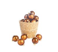 KAEMINGK-20 boules en verre brillant et mat en boîte Kaemingk - diamètre 6 cm