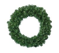Kaemingk 680452 Couronne de pin, Aiguilles Souples en PVC, diamètre 50 cm