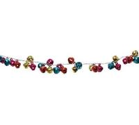 Kaemingk 8719152250622 Cloche Multicolore pour Noël Guirlandes et Frange, 8719152250622