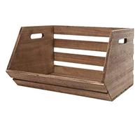 Kaemingk 8719152429172 Boîte de rangement en bois de paulownia, couleur marron, multicolore