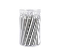 KAEMINGK-Boite de 22 mini bougies cierge argent - 10,5 cm