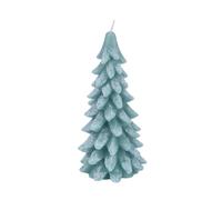 KAEMINGK-Bougie sapin enneigé coloris vert - 20 cm
