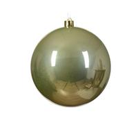 Kaemingk Boule XXL vert pistache incassable - Boule de Noël XXL - 140 mm