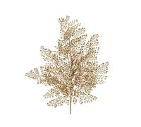 KAEMINGK-Branche artificielle sur tige dorée à paillettes - 30 x 4 x 68 cm