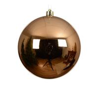 Kaemingk Brandy Boule de Noël en plastique 14 cm x 1 pièce, grande et incassable - Boules de Noël XXL pour Noël - Décoration de Noël et décoration de sapin de Noël - Brandy
