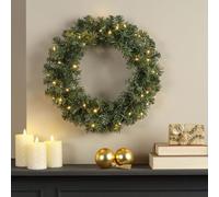 Kaemingk Everlands Couronne impériale pré-éclairée Blanc chaud 35 cm