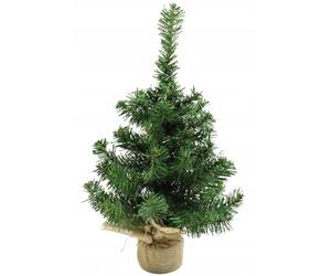 Kaemingk Everlands Mini Sapin de Noël Artificiel avec Sac de Jute 45 cm