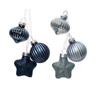 KAEMINGK-Figurine oignon étoile coloris bleu en vert - 3,5 x 11,5 cm