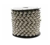 KAEMINGK-Guirlande de perles coloris bleu en plastique - diamètre 8 mm