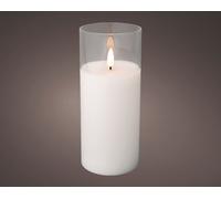 Kaemingk LED Kerze Wachs Indoor 17,5 cm klar