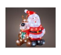 Kaemingk Père Noël LUMINEO Avec Lumières (40cm)