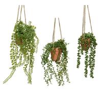 KAEMINGK-Plante artificielle verte avec suspension - diamètre 10 x H 40 cm