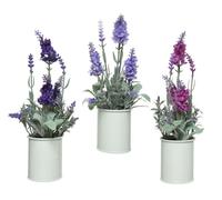 KAEMINGK-Pot de lavande coloris violet - 10 x 10 x 26 cm