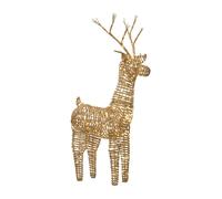 KAEMINGK-Renne lumineux extérieur en résine tressée 360 LED blanc chaud Kaemingk - H 104 cm