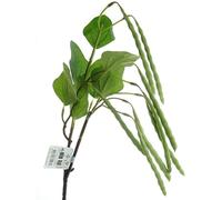 Kaemingk Tige de haricot vert avec gousses rondes 85 cm - plantes artificielles