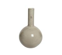 KAEMINGK-Vase en faïence coloris beige en forme de boule - diamètre 19,50 x 33 cm (produit vendu à l'unité, livré aléatoirement parmi deux coloris)