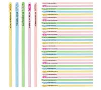 Kaempe 30 pièces de crayons porte-bonheur avec gomme, Tu peux faire le crayon HB Set porte-bonheur Bonne chance examen Cadeaux pour les élèves des enseignants pour les adultes (Positive Ermutigung)