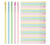 Kaempe 30 pièces de crayons porte-bonheur avec gomme, Tu peux faire le crayon HB Set porte-bonheur Bonne chance examen Cadeaux pour les élèves des enseignants pour les adultes (New Glucksstift)