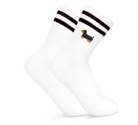 Kaempe Chaussettes pour teckel (36-42), chaussettes de tennis amusantes avec motif pour teckel, cadeaux décoratifs, accessoires personnalisés, cadeau pour homme et femme, chaussettes motif chien