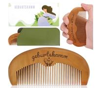Kaempe Peigne d'accouchement en bois - Cadeau de grossesse pour maman - Pour soulager l'anxiété - Soulagement naturel de la douleur et du stress