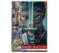 Kämpfer ohne Furcht (Wandkalender 2026 DIN A2 hoch), CALVENDO Monatskalender: Von antiken Kriegern bis hin zu modernen Helden, lassen Sie sich von den ... diese außergewöhnlichen Kämpfer auszeichnet.
