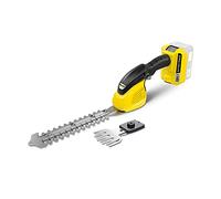 Kärcher 18 V Sculpteur de Végétaux sans Fil GSH 18-20, 2 en 1 : Lame pour Sculpter de 12 cm & Lame pour Tailler de 20 cm, Puissance : max. 450-650 m, Nécessite la Batterie Kärcher 18 V, non Incluse