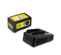 Kärcher 18 V Set Battery Power 18/50, Batterie 18 V/5 Ah et Chargeur Rapide, Batterie Lithium-Ion, Temps de Charge : 100 % en moins de 2h30, pour tous les Outils de la Plateforme d'Alimentation 18 V