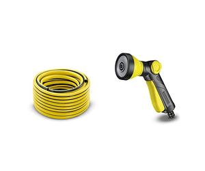 Kärcher 2.645-139.0 Tuyau PrimoFlex 1/2" 50 m & 2.645-266.0 pistolet, Jaune et Noir, 16,7x56,5x14,8 cm