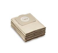 Kärcher 69595350 Sachet filtre papier de remplacement pour Aspirateur, Marron, Set de 5 Pièces