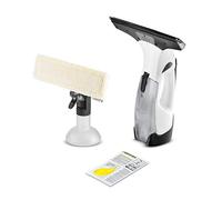 Kärcher Aspirateur à vitres WV 5 Plus - Autonomie : 35 min - Batterie amovible - Affichage LED de l'état de la batterie - Buse d'aspiration : 280 mm - Vaporisateur avec chiffon microfibre concentré