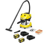 Kärcher Aspirateur eau et poussière à batterie WD 4-18 S Dual Battery Set