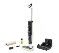 KÄRCHER aspirateur Laveur FCV 4 Dry Extra, 3-en-1 : Aspire, Lave et sèche, autonomie : 45 Min, rendement : 200 m², capteur Dynamic Control, Station de séchage, 2 réservoirs, écran Vision!Clean