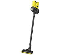 Kärcher VC 4 Aspirateur-balai 2 en 1 Batterie Sec Sans sac 0,65 L Noir, Jaune 2,5 Ah