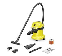 Kärcher Aspirateur WD 3 V-15/4/20 – 1000 W – Jaune/Noir/Gris