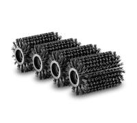 KÄRCHER Brosses Rouleaux pour Surface en Pierre, Lot de 4 pièces, Compatible avec Nettoyeur de terrasses PCL 6, pour carrelage et Dalles en Pierre Lisses, Remplacement sans Outil