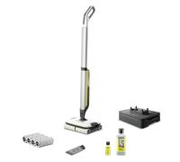 Kärcher FC 7 Cordless Plus Stone Nettoyeur de Sol sans Fil avec 4 Rouleaux rotatifs en Microfibre + 2 Paires de Rouleaux en Pierre supplémentaires, autonomie de la Batterie : Environ 45 Min, Surface