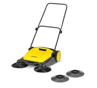 KÄRCHER La balayeuse S 3 Twin 2 en 1, Largeur de Travail : 650 mm, Jusqu’à 1 800 m²/h de Surface, bac à déchets : 16 l, Poids : 9,7 kg, 2 brosses pour saletés sèches, 2 brosses pour saletés humides