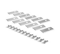 Kärcher Lame de rechange d'origine pour tondeuse robot RCX, 12 lames de rechange et vis pour tondeuse à gazon tranchante