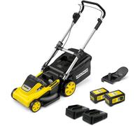 Tondeuse à gazon - KARCHER - LMO 5-18 Dual - 2 batteries 18V-5Ah - moteur brushless - 41 cm de coupe