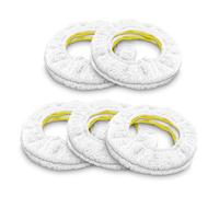 KÄRCHER Lot de 5 Lingettes de Nettoyage pour Robot Lave-Vitres RCW 2, Microfibres Haute Performance, Lavables et Réutilisables, Finition sans Traces pour Vitres et Miroirs