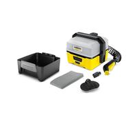 Kärcher Nettoyeur à Pression Mobile OC 3 + Kit Animaux, Débit : 2 L/h, Réservoir : 4L, Tuyau : 2,8 m, Buse à Jet Plat, Buse Conique, Brosse Pet, Serviette pour Animaux Domestiques, Boîte de Rangement