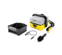 Kärcher Nettoyeur à Pression Mobile OC 3 + Kit Aventure, Débit : 2 L/h, Réservoir d'eau : 4 L, Tuyau : 2,8 m, Buse à Jet Plat, Flexible d’Aspiration d’Eau, Brosse Universelle, Boîte de Rangement