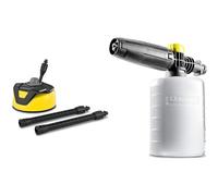 Kärcher Nettoyeur de Surfaces T-Racer T 5, Noir-Jaune & Canon à Mousse 0,6L Accessoire pour nettoyeurs Haute Pression
