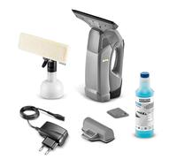 Kärcher Nettoyeur de vitres sans Fil WVP 10, autonomie : 35 Min, buse d’Aspiration de 280 mm, Flacon pulvérisateur avec bonnette Microfibres, Chargeur, concentré nettoyant 500 ML